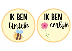 Voorbeeld - spiegelkaartjes thema bijtjes - Pagina 3