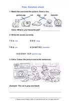 Vorschau - Unterrichtsreihen - Animals: English Vocabulary Worksheets für die Grundschule - Seite 2