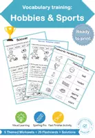 Vorschau - Unterrichtsreihen - Materialpaket Englisch Grundschule: Vocabulary Training Englisch Grundschule - Seite 1