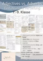 Vorschau - Arbeitsblätter - Adjectives and Adverbs - Englisch / 7.-9. Klasse - Deckblatt