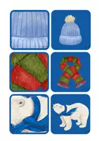 Vorschau - Bildkarten - Freebie Winter Set - Paarsuche und Würfel-Puzzles - Seite 1