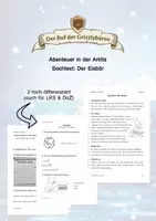 Vorschau - Arbeitsblätter - Sachtext: Der Eisbär (Abenteuer in der Arktis) - Deckblatt