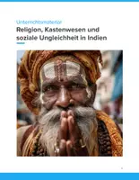 Vorschau - Unterrichtsreihen - Religion, Kastenwesen und soziale Ungleichheit in Indien - Unterrichtsmaterial - Deckblatt