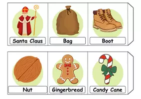 Vorschau - Arbeitsblätter - Leporello - Nikolaus / Nicholas - Englisch - Seite 1