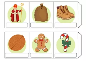 Vorschau - Arbeitsblätter - Leporello - Nikolaus / Nicholas - Englisch - Seite 3