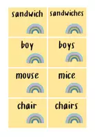 anteprima - Giochi - Cards / Singular / Plural / Grade 5,6 - Pagina 3