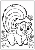 Vorschau - Mal- und Bastelvorlagen - Kunst Waldtiere Grundschule Kunst 15 Ausmalbilder Klasse 1 bis 4 Grundschule - Seite 1