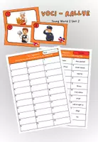 Vorschau - Arbeitsblätter - Voc Rallye Young World 2 Unit 2 "A twon like mine" - Klett - Deckblatt
