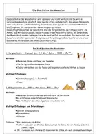 Vorschau - Arbeitsblätter - Die fünf Epochen der Geschichte GPG5 - Seite 1