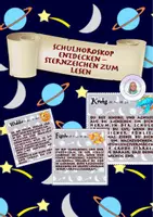 Vorschau - Spiele - Schulhoroskop entdecken – Sternzeichen zum Lesen - Deckblatt