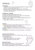 Vorschau - Präsentationen/Tafelbilder - Geisterlesen: Dreisilbige Quatschwörter lesen (3 Tempi + Klick-PDF) - Seite 1