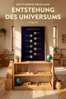 Vorschau - Poster - Erste Große Erzählung: Entstehung des Universums - Infografik - Deckblatt