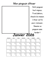 Aperçu - Matériel pour travaux manuels / dessin - Calendrier de Dessin Guidé 2026 - Page 1