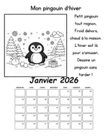 Aperçu - Matériel pour travaux manuels / dessin - Calendrier de Dessin Guidé 2026 - Page 3