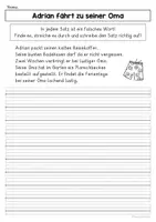 Vorschau - Arbeitsblätter - Ein Wort zu viel, Sommer, Arbeitsblätter, 5 Texte - Seite 1
