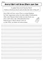 Vorschau - Arbeitsblätter - Ein Wort zu viel, Sommer, Arbeitsblätter, 5 Texte - Seite 2
