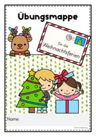 Vorschau - Arbeitsblätter - Übungsmappe für die Weihnachtsferien - Seite 1