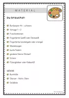 Vorschau - Mal- und Bastelvorlagen - Kunstprojekt: Martinsgänse - Seite 1