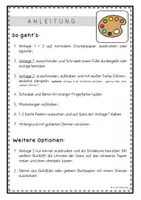 Vorschau - Mal- und Bastelvorlagen - Kunstprojekt: Martinsgänse - Seite 2