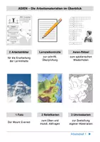 Vorschau - Arbeitsblätter - Topografie ASIEN - Seite 1