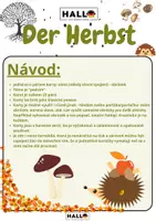 Náhled - Der Herbst Memo Spiel_Pexeso podzim, němčina - boční 1