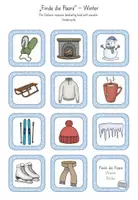 Vorschau - Spiele - Finde die Paare – Winter - Lesespiel - Seite 2