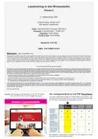 Vorschau - Arbeitsblätter - Lesetraining in drei Niveaustufen Klasse 5 | Sinnerfassendes Lesen, Leseverständnis, Differenzierung, Lesetexte, Leseförderung | Deutsch Sekundarstufe I Förderschule Inklusion Lösungen - Seite 1