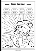 Vorschau - Arbeitsblätter - Mathebilder - Weihnachten Edition (Rationale Zahlen) - Seite 2