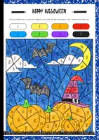 Vorschau - Arbeitsblätter - Mathebilder - Halloween Edition - Seite 3