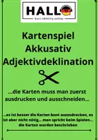 Náhled - Kleidung, Akk., Adjektivdeklination, Kartenspiel_Kvarteto - krycí list