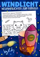 Vorschau - Arbeitsblätter - Neujahr Windlichter zum Prickeln & Basteln - Kunst im Winter 2026 - Deckblatt