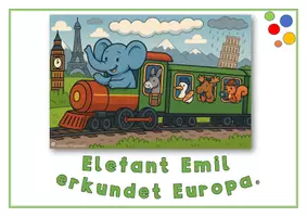 Vorschau - Poster - Buchstabe E e: Wimmelbild zur Buchstabeneinführung - Seite 2