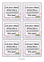 Vorschau - Anderer Materialtyp - Schulstart - Geschenk nach den Sommerferien (Regenbogen) - Seite 3