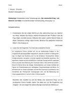 Vorschau - Klassenarbeiten - Klausur Deutsch – Der zerbrochne Krug: Szenenanalyse - Seite 1