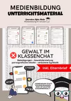 Vorschau - Arbeitsblätter - Gewalt im Klassenchat - Aufklärung über rechtliche Konsequenzen - Deckblatt