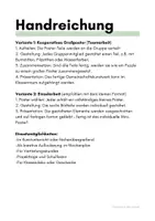 Vorschau - Mal- und Bastelvorlagen - Kooperative Poster - Kleeblatt, Glück, Silvester, Neujahr - Seite 1