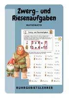 Vorschau - Arbeitsblätter - Zwerg- und Riesenaufgaben (2-fach differenziert) - Deckblatt
