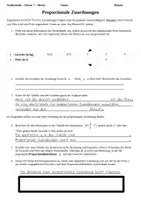 Vorschau - Unterrichtsreihen - Lineare Funktionen in der Sekundarstufe I (proportional, linear, Dreisatz, Steigung, Achsenabschnitt, +Geogebra) - Seite 3
