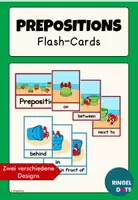 Vorschau - Fördermaterial/Inklusion - Prepositions of Place: Flash Cards - Deckblatt