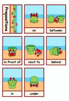 Vorschau - Fördermaterial/Inklusion - Prepositions of Place: Flash Cards - Seite 2