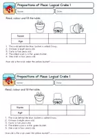 Vorschau - Arbeitsblätter - Prepositions of Place: Logicals - Seite 1