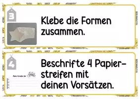 Vorschau - Mal- und Bastelvorlagen - Neujahrs-Wünsche und Vorsätze 2026 Bastelanleitung zu Silvester_Stern - Seite 3