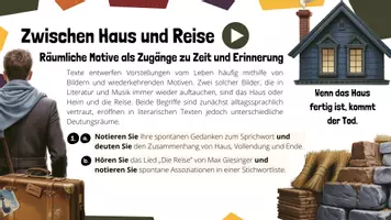 Vorschau - Unterrichtsreihen - 3. Die Heimsuchung: Zwischen Haus und Reise - Räumliche Motive als Zugänge zu Zeit und Erinnerung - Seite 2