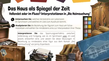 Vorschau - Unterrichtsreihen - 3. Die Heimsuchung: Zwischen Haus und Reise - Räumliche Motive als Zugänge zu Zeit und Erinnerung - Seite 3