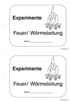 Vorschau - Arbeitsblätter - Experimente Feuer Wärmeleiter Wärmedämmung Sachunterricht - Seite 3