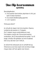 Voorbeeld - UNO flip keersommen - Pagina 3