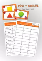 Vorschau - Arbeitsblätter - Voc Rallye Young World 2 Unit 3 "A world of colour" - Klett - Deckblatt