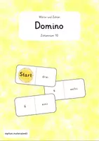 Vorschau - Spiele - Domino (Zahlenraum 10 Wörter und Zahlen) - Deckblatt