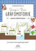 Vorschau - Arbeitsblätter - Grafomotorik Jump and Run_Schwierigkeitsstufen 1-2 _ Ganzjahres-Level - Deckblatt