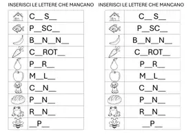 anteprima - Esercizi - VOCALI IN GIOCO - Pagina 1